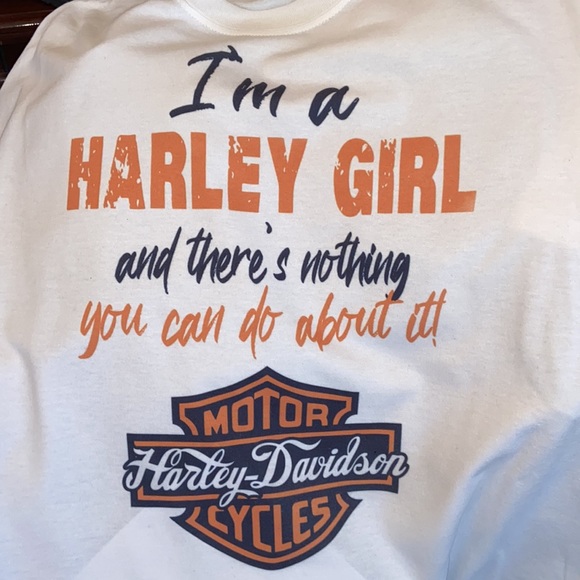 - I'M  A HARLEY GIRL TEE'S - Picture 7 of 8